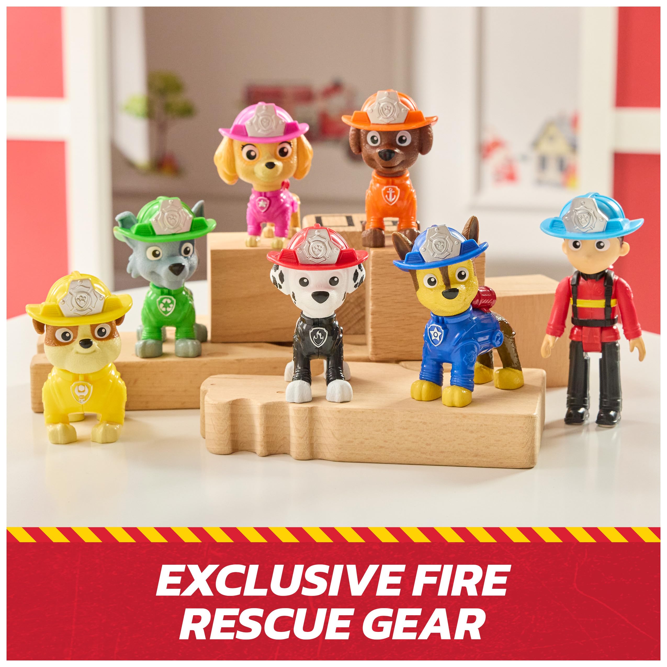 Amazon.co.jp: Paw Patrol Fire Rescue Team Pack of 7 Collector